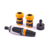 Postřikovač proudnicový, 3/4"spojky, adaptér - set
