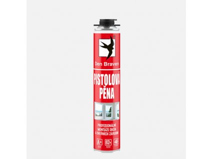 Den Braven - Pistolová pěna, pistolová dóza 750 ml, žlutá