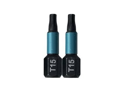 MAKITA B-63666 torzní bit 1/4" Impact Black T15, 25mm 2 ks