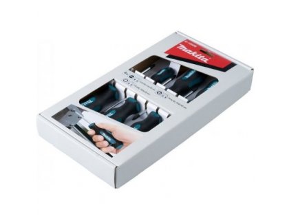 Sada šroubováků Makita  6ks(SL2pcs.+PH2pcs.+PZ2pcs.)