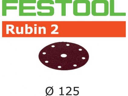 Brusné kotouče STF D125/8 P220 RU2/50 Rubin 2