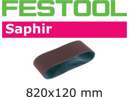 Brusný pás 820x120-P50-SA/10 Saphir