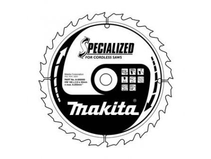 Pilový kotouč  Makita165x20 40 Z=oldA-85204