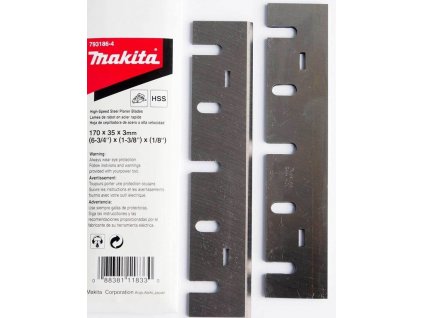 Nůž do hoblíku 170mm MAKITA D-63666