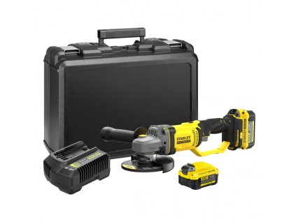 AKU ÚHLOVÁ BRUSKA 125MM SFMCG400M2K-QW 18V STANLEY® FATMAX® V20 BRUSHLESS