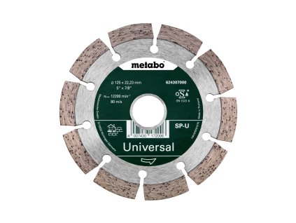 Diamantový řezný kotouč 125x22,23mm, SP-U, Univerzální SP