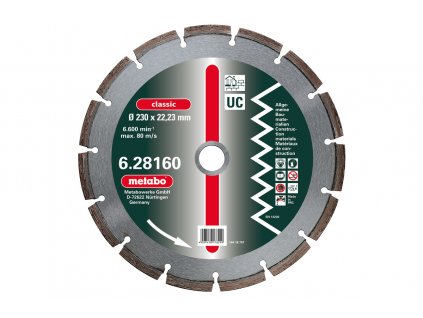 Diamantový řezný kotouč, 125 x 2,15 x 22,23 mm, „classic“, „UC“, univerzální