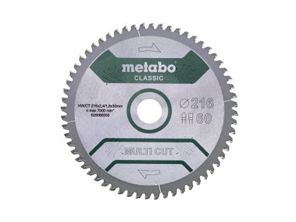 Pilový kotouč "multi cut - classic", 216x2,4/1,8x30, Z60 FZ/TZ, 5°neg.