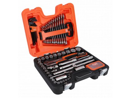 Sada nástrčných hlavic 1/4" a 1/2", 95ks. očkoploché klíče, ibusy a sada bitů Bahco   S95