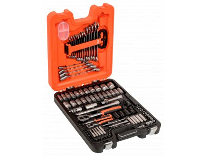 Sada nástrčných klíčů 1/4", 1/2" + očkoploché klíče, L-klíče, Bahco 106 ks  S106