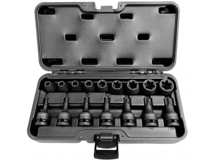 Sada nástrčných torx hlavic 1/2", Kennedy Sada 16ks