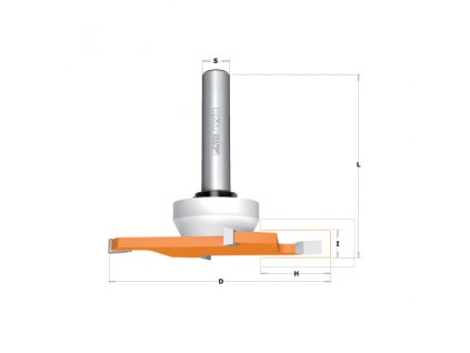 CMT C922 Talířová drážkovací fréza na CORIAN - D92x6,35 H27,3 S=12 HW