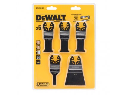 SADA PLÁTKŮ DO OSCILAČNÍ BRUSKY DEWALT 5KS DT20732-QZ