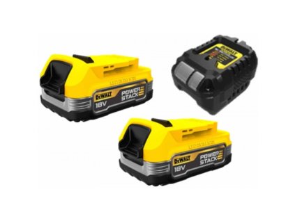 DeWALT DCB1102E2 PowerStack startovací sada 18V (2x1,7Ah)