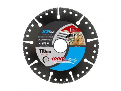 XTline XT162125 univerzální kotouč do úhlové brusky 125mm na dřevo, kámen, ocel