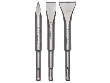 Sekáče 140 mm SDS-plus Alpen 980000131, krátké (Sada 3 díly)