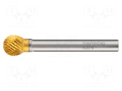 Fréza technická KUD Ø: 6mm; L: 50mm; hliník; Dél.prac.části: 5mm; 1A 6TIN