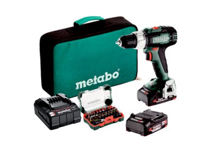 SB 18 L Set (614053900) Akumulátorová příklepová vrtačka Metabo