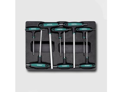 Sada imbus klíčů s T-rukojetí 8 dílů, platové plato