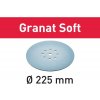 Brusné kotouče STF D225 P120 GR S/25 Granat Soft