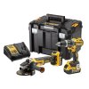 Aku sada kombo nářadí 18V Aku šroubovák DCD791 a úhl. bruska DCG405 XR 18V, 2x 5,0 A DCK2020P2T DeWALT
