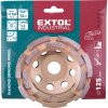 EXTOL INDUSTRIAL kotouč diamantový brusný dvouřadý, 125x22,2mm 8703122