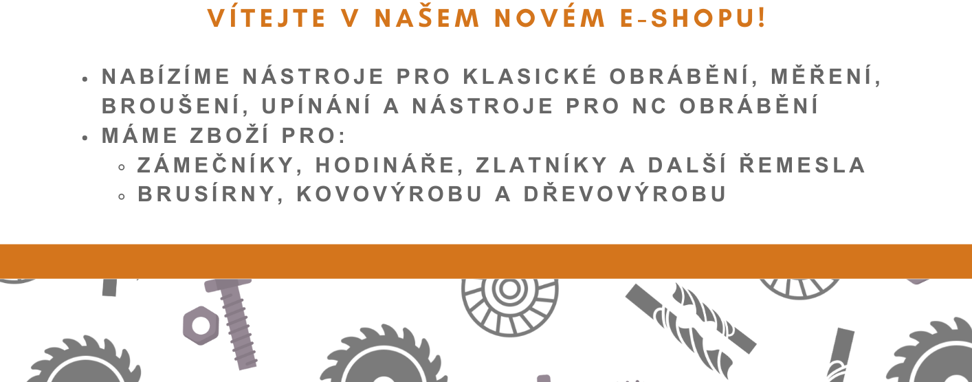 VÍTEJTE V NAŠEM NOVÉM E-SHOPU! 2
