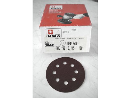 Brusný výsek - kotouč se suchým zipem - 100 ks (celé balení)