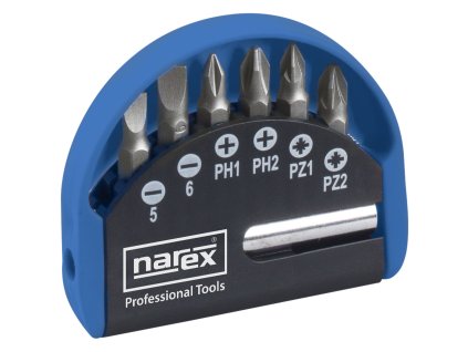 109938 7 bit box 7dilna kapesni sada sroubovacich bitu industrial crv narex