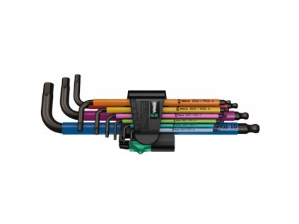 109491 1 950 9 zastrcne klice hex plus multicolour 1 sb metricka sada 9 kusu wera