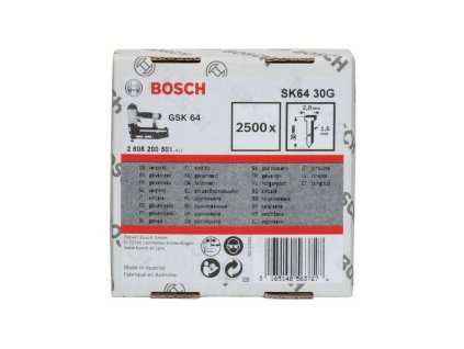 71409 1 bosch hrebiky 1 6 16g hrebik tvar t sk64 30g 2500 ks