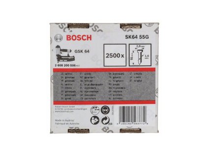 71433 1 bosch hrebiky 1 6 16g hrebik tvar t sk64 55g 2500 ks