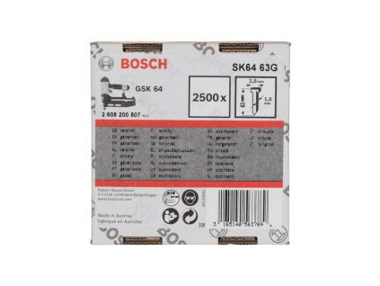 71436 1 bosch hrebiky 1 6 16g hrebik tvar t sk64 63g 2500 ks