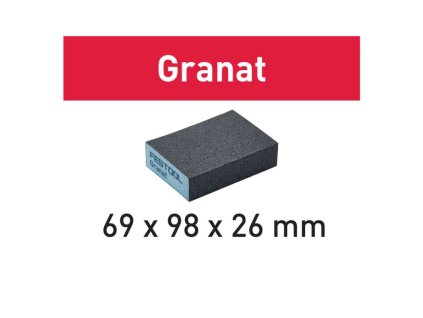 106638 1 brusna houba festool granat 69x98x26 220 gr 6