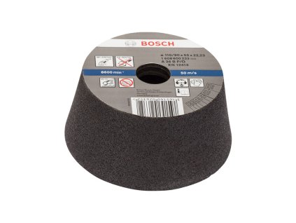 67728 1 brusny hrnec konicky kov litina 90 110x55 mm zrnitost 36 bosch