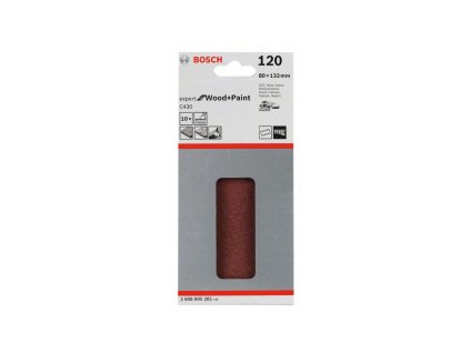 72105 1 brusny papir c430 expert for wood and paint 80x133 mm p120 bosch