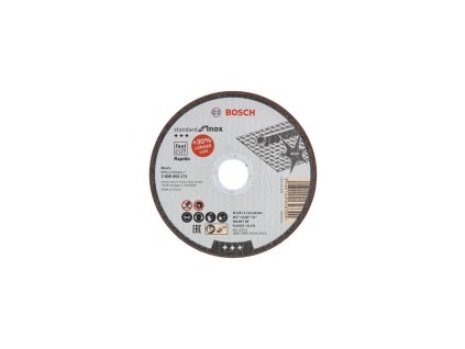 113580 1 delici kotouc rovny 125x22 23x1 0 mm standard for inox rapido bosch
