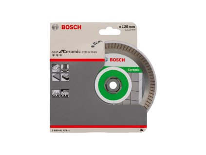 69840 diamantovy delici kotouc best for ceramic extraclean turbo 125x22 23x1 4 7 mm bosch