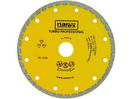 109821 1 diamantovy delici kotouc narex dia 150 pro stavebni materialy turbo professional narex