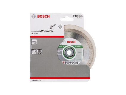 69843 1 diamantovy delici kotouc standard for ceramic 115x22 23x1 6 7 mm bosch