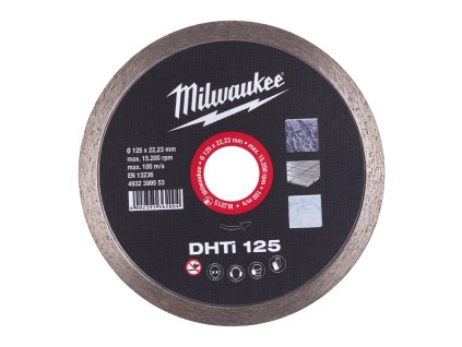 111846 diamantovy kotouc dhti 125 x 22 23mm milwaukee