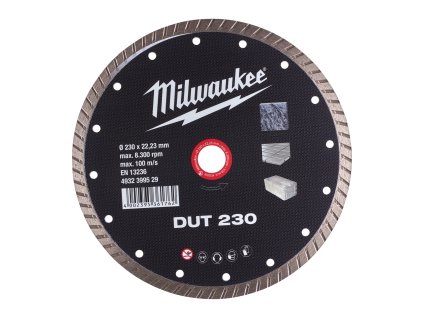 111834 1 diamantovy kotouc dut 230 x 22 2mm milwaukee