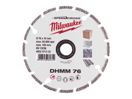 114711 1 diamantovy kotouc speedcross dhmm 76x10mm milwaukee