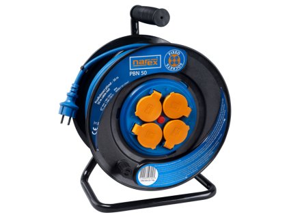 107523 1 gumovy prodluzovaci kabel na bubnu 50m pbn 50 narex