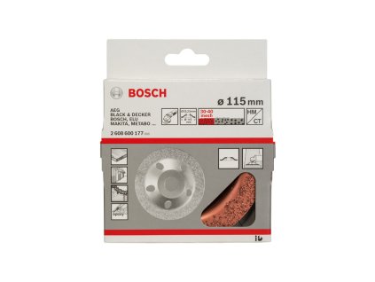 67710 1 hrncovy kotouc z tvrdokovu jemny a plochy 115x22 23 mm bosch