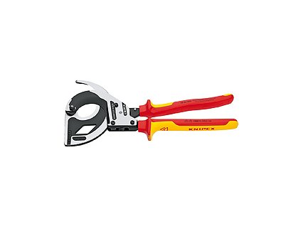 76308 1 kleste na kabely princip rohatky se zapadkou 3rychlostni knipex 9536320 1000v