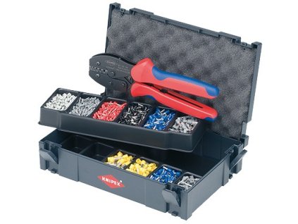 74967 1 krimpovaci kleste na lisovani konektoru sada knipex 979023