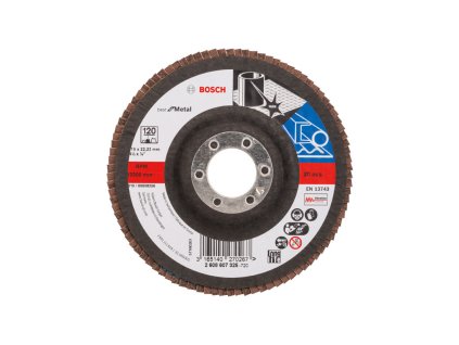 69936 1 lamelovy brusny kotouc x571 best for metal 115x22 23 mm p120 bosch