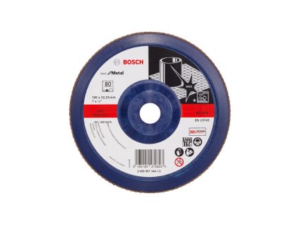 69960 1 lamelovy brusny kotouc x571 best for metal 180x22 23 mm p80 bosch