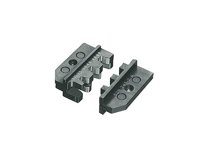 76371 1 lisovaci profil pro praporkove konektory a neizolovane otevrene konektory 4 8 6 3 mm knipex 974915